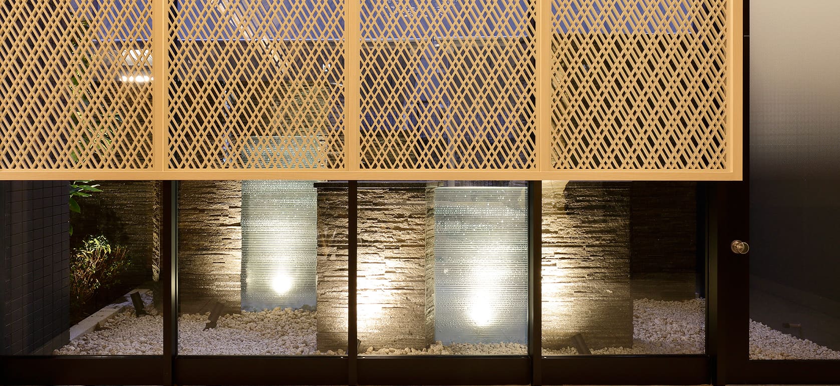 天満切子ガラスアート